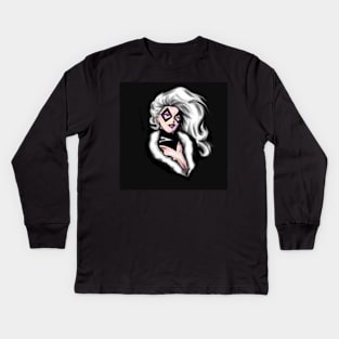 felicia hardy the black cat Kids Long Sleeve T-Shirt